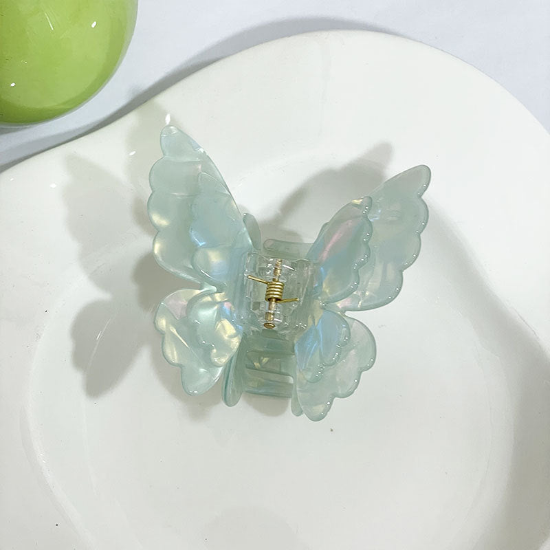 Wholesale Butterfly Acetate Streamer Shark Clip